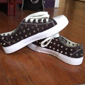 Nine West studded sneakers